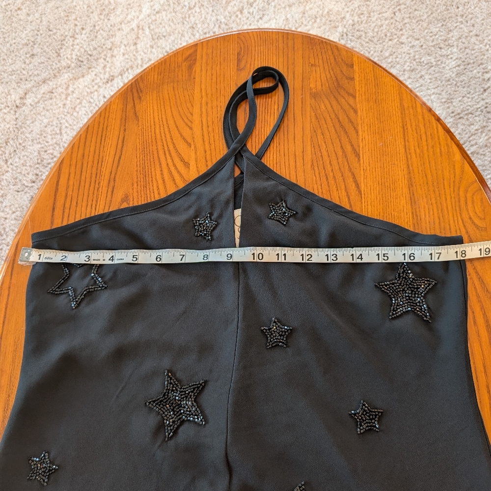 Chaser Black Beaded Halter, Size S - NEW - Picture 3 of 7